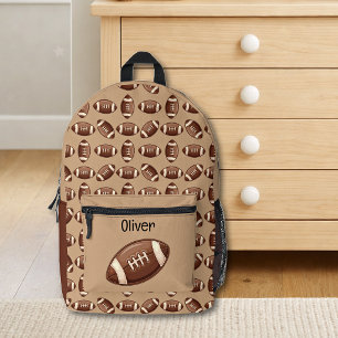 Süßes Fußball-Sportmuster für Jungen Bedruckter Rucksack