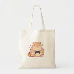 Süßes Gamer-Capybara Kawaii-Design Tragetasche