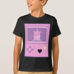 Süßes Gamer-Einhorn Pastell Anime-Mädchen Manga-St T-Shirt