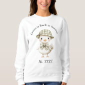 Süßes Gänse-Lehrer-Sweatshirt Sweatshirt (Vorderseite)