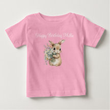 Süßes Gartenhäschen Geburtstagsmädchen T-Shirt