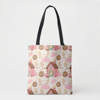 Süßes Gartenmuster-Design Tasche