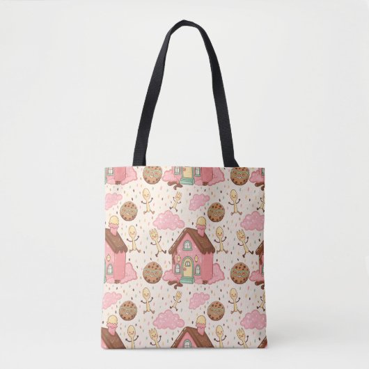 Süßes Gartenmuster-Design Tasche (Vorderseite)
