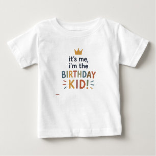 Süßes Geburtstags-T-Shirt für Jungen und Mädchen Baby T-shirt