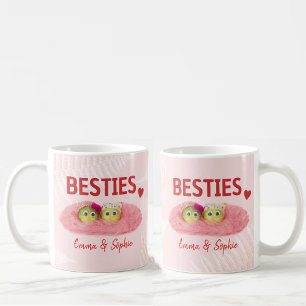 Süßes Geburtstagsgeschenk für Freundin Rosa Lustig Kaffeetasse