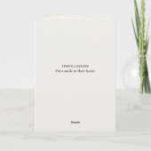 SÜSSES GEBURTSTAGSKARTEN DANKESKARTE (Rückseite)