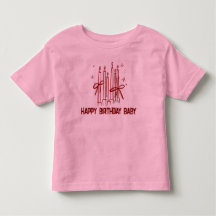 Süßes Geburtstagskerzen-T-Shirt für Kinder
