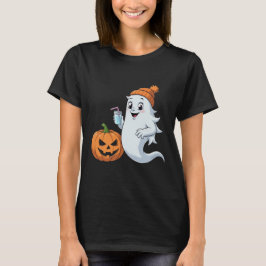 Süßes Geist- & Kürbis-Halloween-T-Shirt T-Shirt