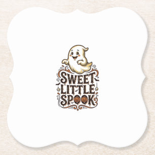 Süßes Geister Halloween Vintage Gruseliges Shirt_1 Untersetzer