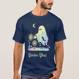 Süßes Geister-T-Shirt mit magischen Blumen T-Shirt