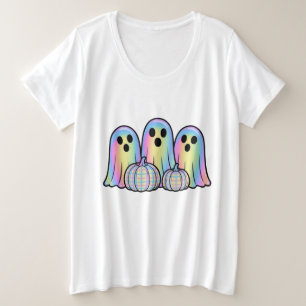 Süßes Geister-Trio Halloween T-Shirt Adorable Kaw