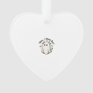 Süßes Geistkuh Halloween-Muh, ich meine Boo-Shirt Ornament