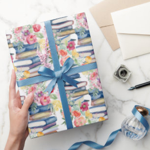 Süßes gemustertes Bücher Muster Geschenkpapier