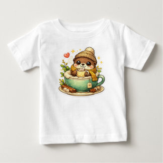 Süßes gemütliches Faultier T-Shirt für Kaffeeliebh