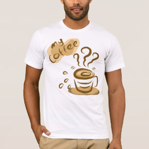 Süßes gemütliches Kaffee-Zitat Ästhetik-T-Shirt T-Shirt
