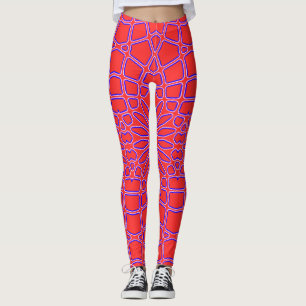 Süßes geometrisches Muster "Ratti_Creative_Arts" Leggings