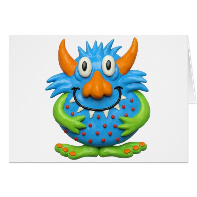 Süßes gepunktetes Monster (Vorderseite (Horizontal))