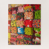 Süßes Geschäft der bunten Süßigkeit Puzzle (Vertikal)