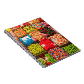 Süßes Geschäftsnotizbuch der bunten Süßigkeit Notizblock (Rechte Seite)