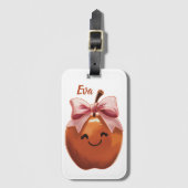Süßes Geschenk Apfel Gepäckanhänger (Vorderseite Vertikal)