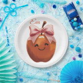Süßes Geschenk Apfel Pappteller (Party)