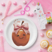 Süßes Geschenk Apfel Pappteller (Party)