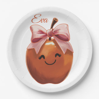 Süßes Geschenk Apfel Pappteller