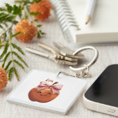 Süßes Geschenk Apfel Schlüsselanhänger (Vorderseite rechts)