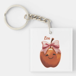 Süßes Geschenk Apfel Schlüsselanhänger