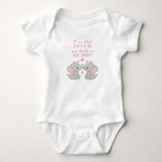 Süßes Geschenk für Baby-Zwillinge, süße Zwillinge Baby Strampler
