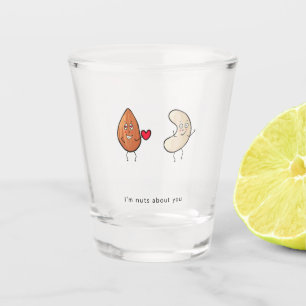 Süßes Geschenk, Verrückt nach dir, lustig, verrück Schnapsglas
