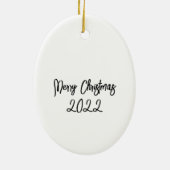 Süßes Geschenk von Oma für Großkinder Keramik Ornament (Hinten)