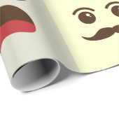 Süßes Gesicht Geschenkpapier (Rolleneckpunkt)