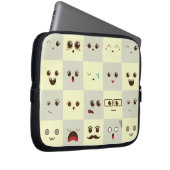 Süßes Gesicht Laptopschutzhülle (Vorne Rechts)
