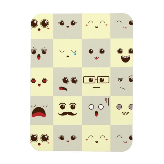 Süßes Gesicht Magnet (Vertikal)