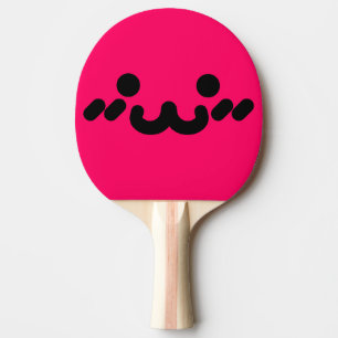 Süßes Gesicht Pink Tischtennis Schläger