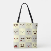 Süßes Gesicht Tasche (Rückseite)