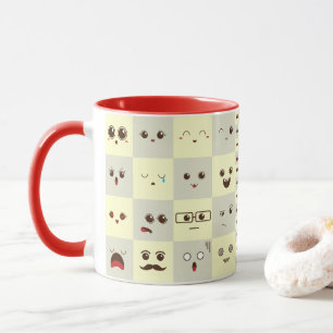 Süßes Gesicht Tasse