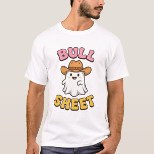 Süßes Gespenst-Cowboy-Vintage-Funny-T-Shirt T-Shirt