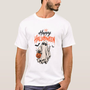Süßes Gespenst Frohes Halloween Kürbis T-Shirt