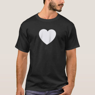Süßes Gespenst Weiße Streifen Vertikale Linien Mus T-Shirt
