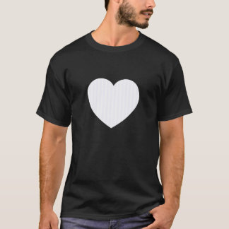 Süßes Gespenst Weiße Streifen Vertikale Linien Mus T-Shirt