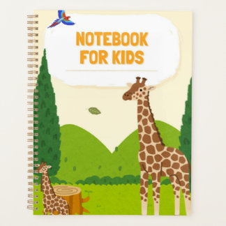 Süßes Giraffen-Notizbuch für Kinder – Lustiges Tie Planer