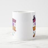 Süßes Glitter-Halloween-Design Jumbo-Tasse (Vorderseite)