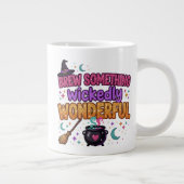 Süßes Glitter-Halloween-Design Jumbo-Tasse (Rechts)