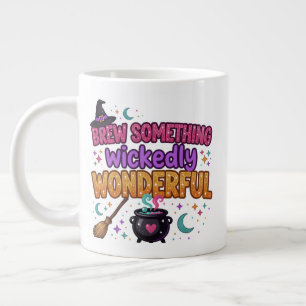 Süßes Glitter-Halloween-Design Jumbo-Tasse