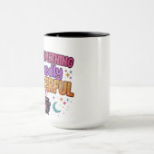 Süßes Glitter-Halloween-Design Tasse (Zentrum)