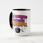 Süßes Glitter-Halloween-Design Tasse (Vorderseite Links)