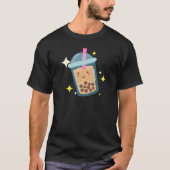 Süßes Glückliches Bubble-Tea-Design T-Shirt (Vorderseite)
