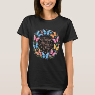 Süßes glückliches Muttertags-Schmetterlingsgeschen T-Shirt